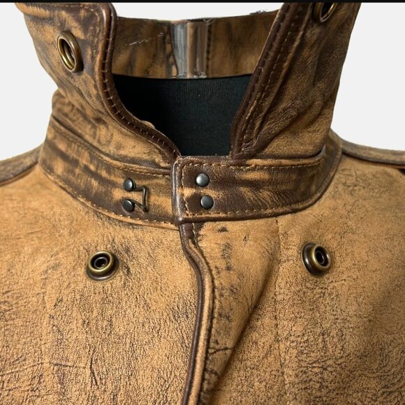 NWT Polo ralph lauren Leather Flight Jacket Sz Large L - Picture 4 of 15